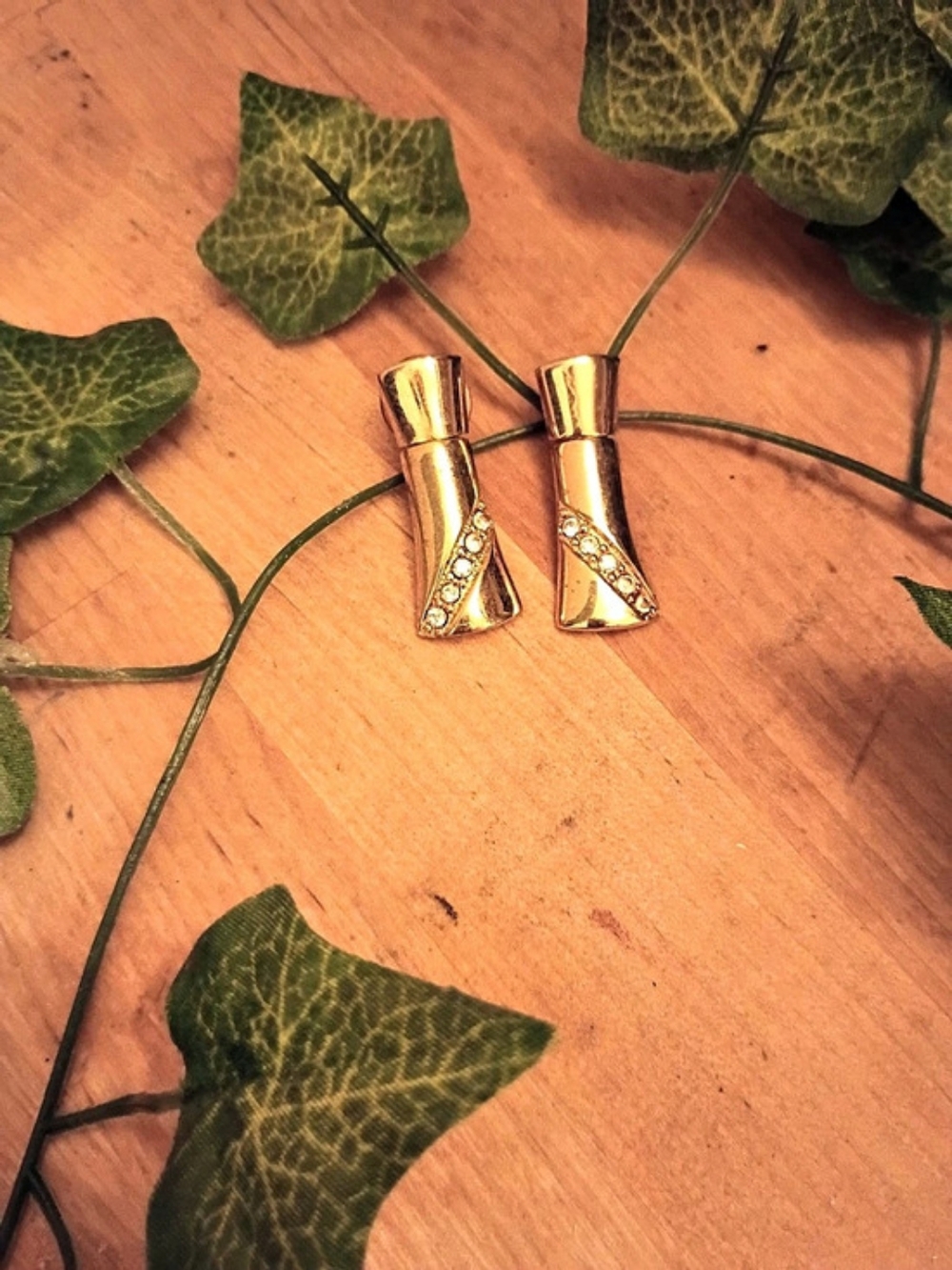 Gold-Tone Statement Drop Earrings